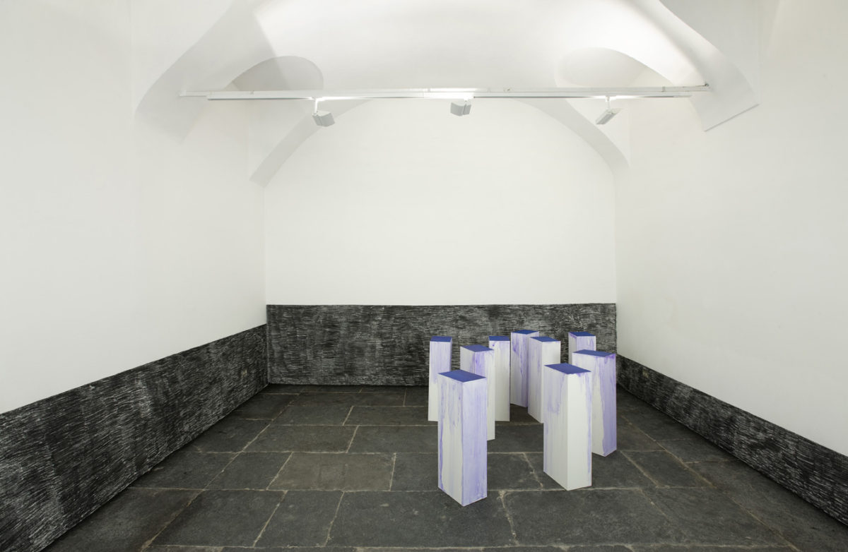 <i>latifa echakhch</i>, 2009</br>installation view, kaufmann repetto, milan