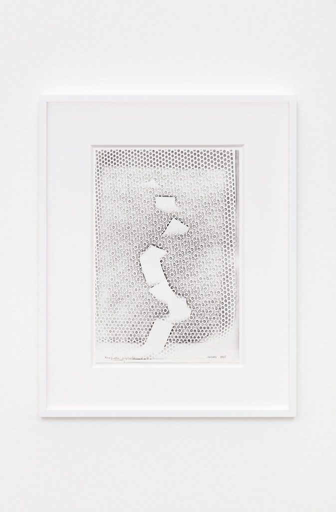 <i>xerografia originale (original xerography)</i>, 1968
</br>
xerography, 35 x 25 cm / 13.7 x 9.8 in>