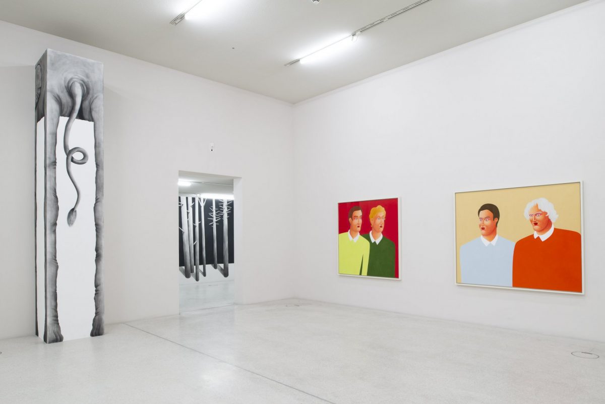 <i>trunks and faces</i>, 2014
</br>
installation view, westfälischer kunstverein, münster>