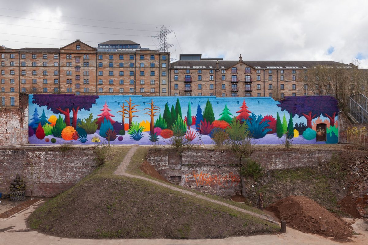 <i>the bothy project at walled garden</i>, 2013
</br>
installation view, walled garden, Glasgow>
