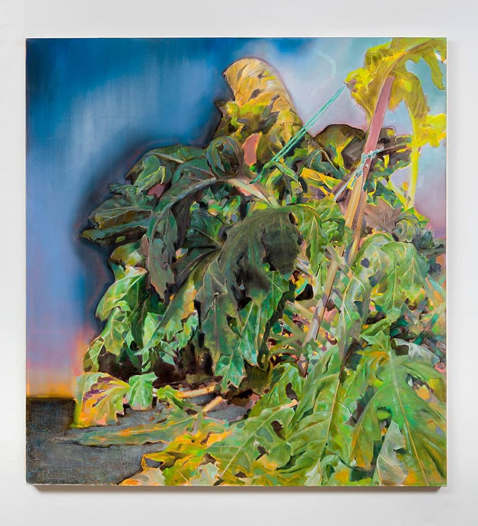 <i>untitled</i>, 2015
</br>
oil on canvas, 141 x 130 cm / 55.5 x 51.2 in>