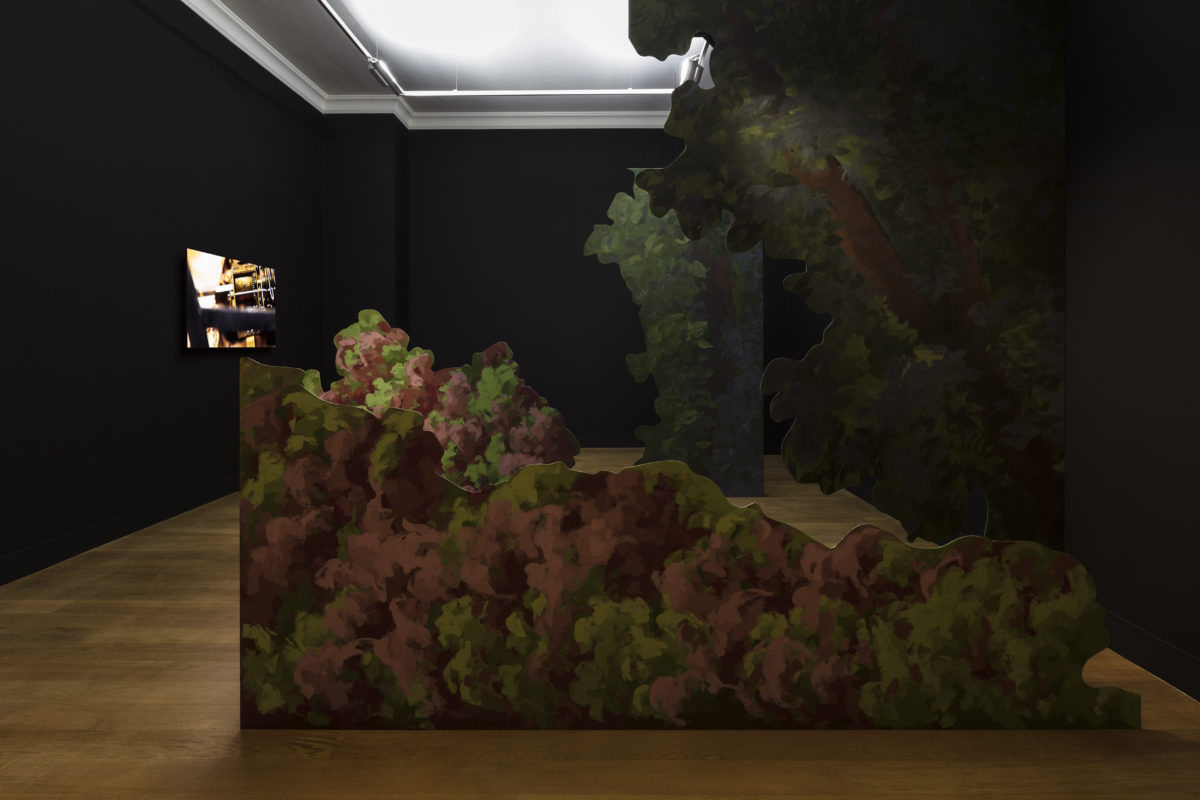 <i>le jardin mécanique</i>, 2018
</br>
installation view, villa sauber, nouveau musée national de monaco, monaco
>