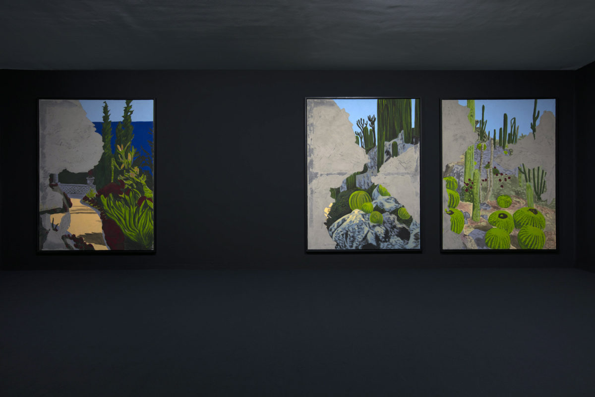 <i>le jardin mécanique</i>, 2018
</br>
installation view, villa sauber, nouveau musée national de monaco, monaco>