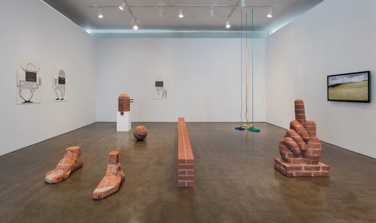 <i>hammer projects: judith hopf</i>, 2017 
</br>
installation view, hammer museum, los angeles
>