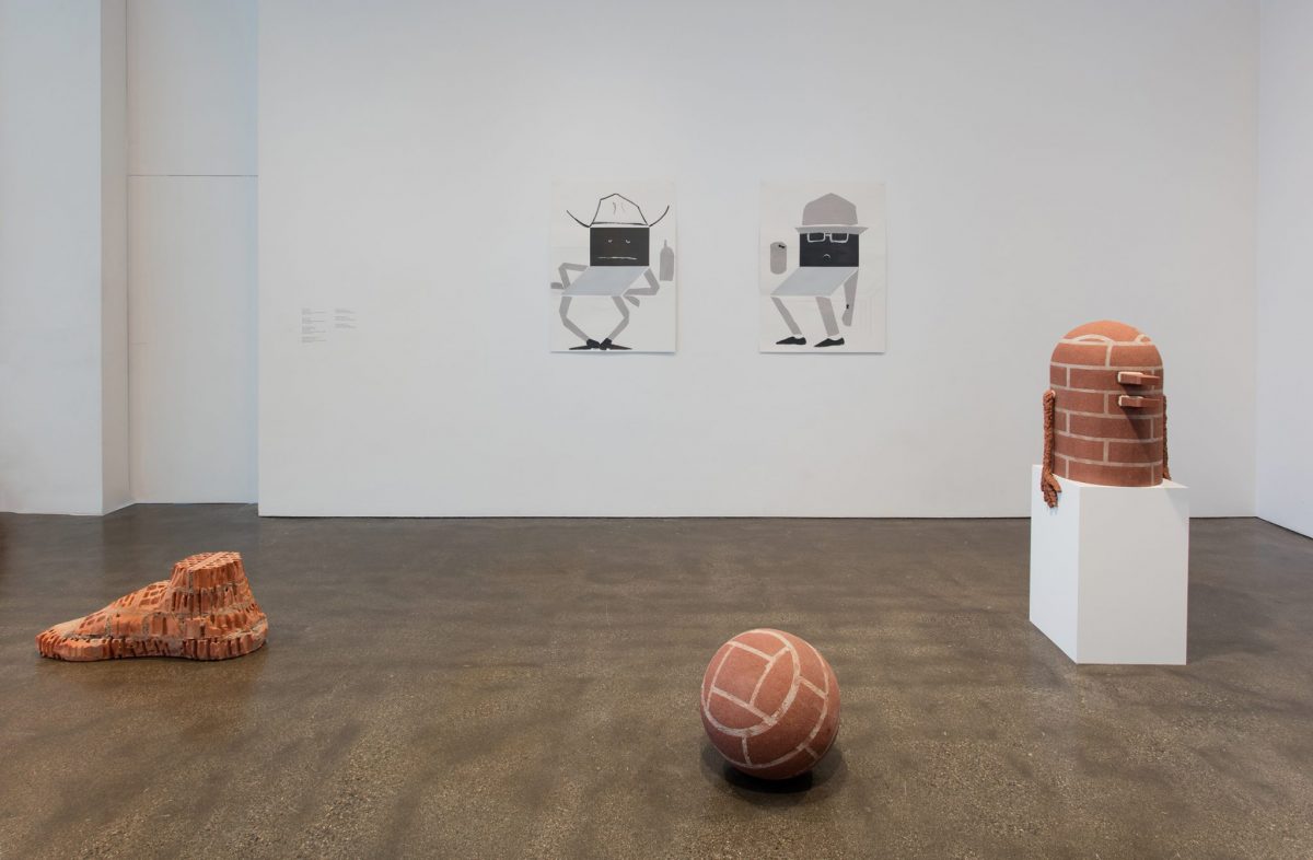 <i>hammer projects: judith hopf</i>, 2017 
</br>
installation view, hammer museum, los angeles
>