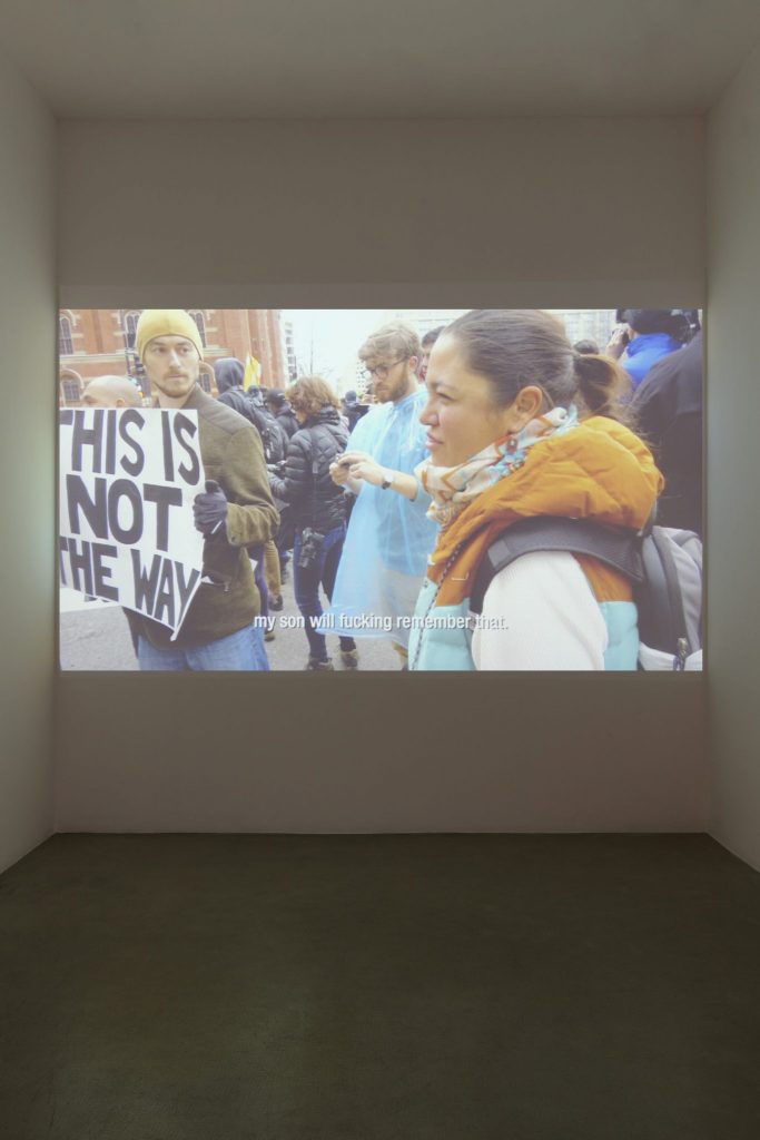 <i>disrupting and resisting, j20 & j21</i></br>single channel hd video (color, sound)</br>89:23