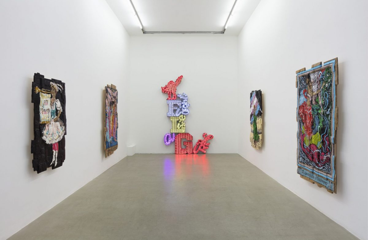 <i>disrupting and resisting</i>, 2018</br>installation view, kaufmann repetto, milan