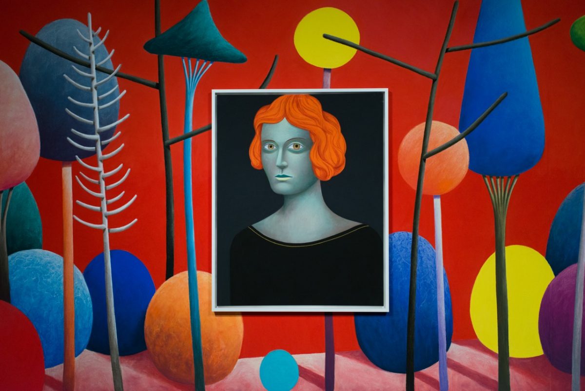<i>splendeurs du pastel de la renaissance à nos jours</i>, 2018
</br>
installation view, fondation de l’hermitage, lausanne>