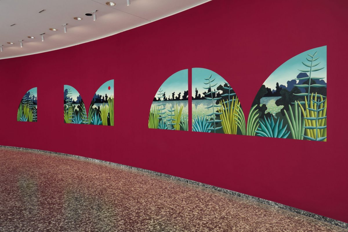 <i>sunrise, sunset</i>, 2017
</br>
installation view, hirshhorn museum and sculpture garden, washington>