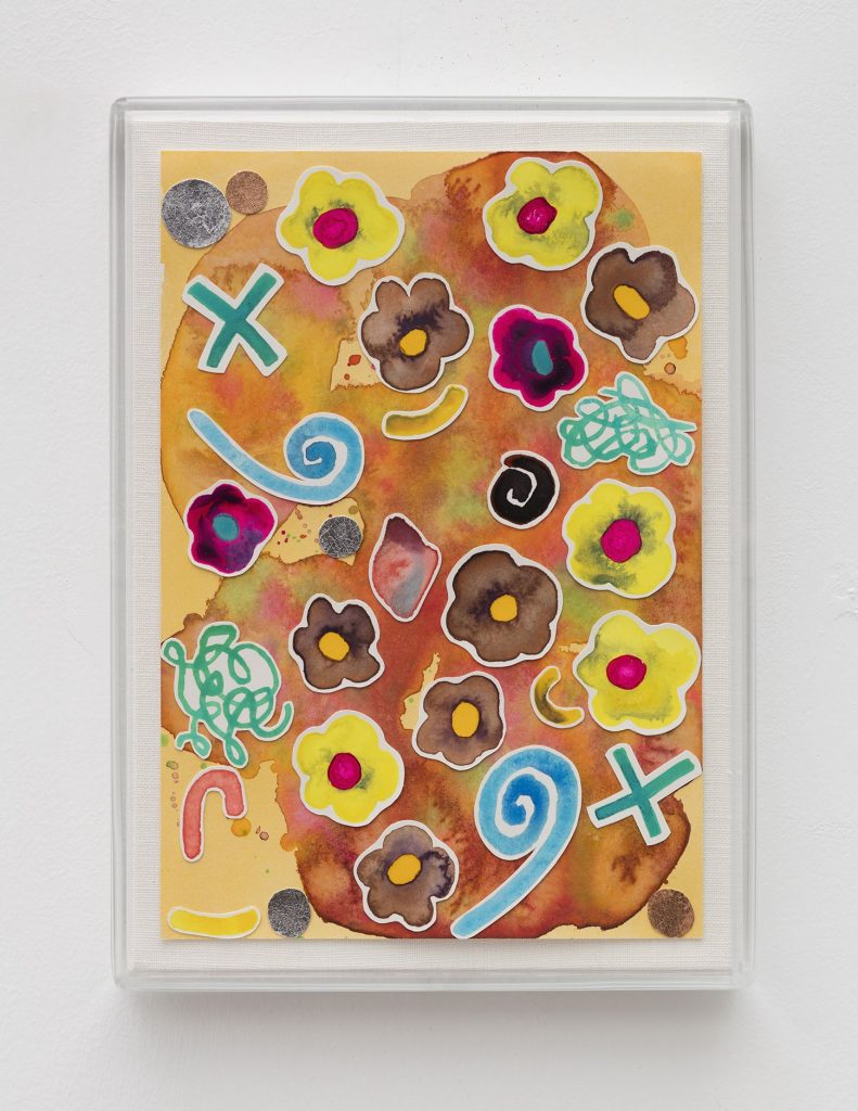<i>untitled</I>, 2016
</br>
watercolor and collage on paper, plexiglass
</br>
25,4 x 17,8 x 2,3 cm / 10 x 7 x 0.9 in>
