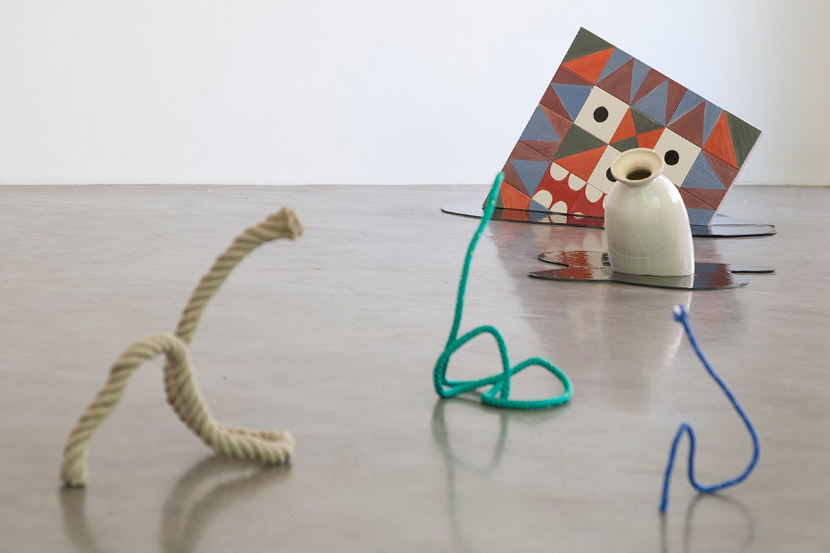 <i>untitled (4)</i>, 2014 
</br>
installation view, praxes center for contemporary art, berlin>