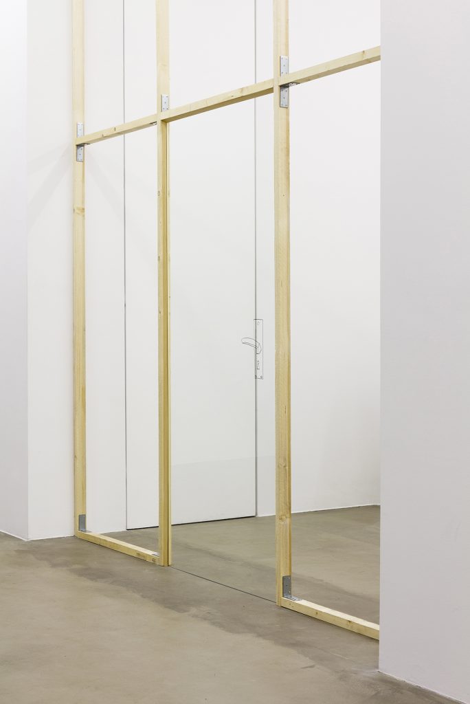 <i>untitled</i>, 2011 
</br>
drawing on glass, wood structure, variable dimensions
</br>
installation view, museum fur gegenwartskunst, basel
>