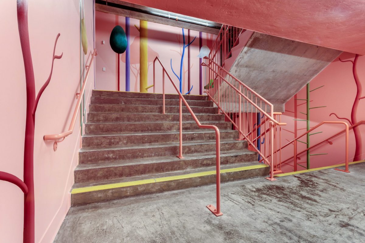<i>trees</i>, 2019
</br>
installation view, marciano art foundation, los angeles >