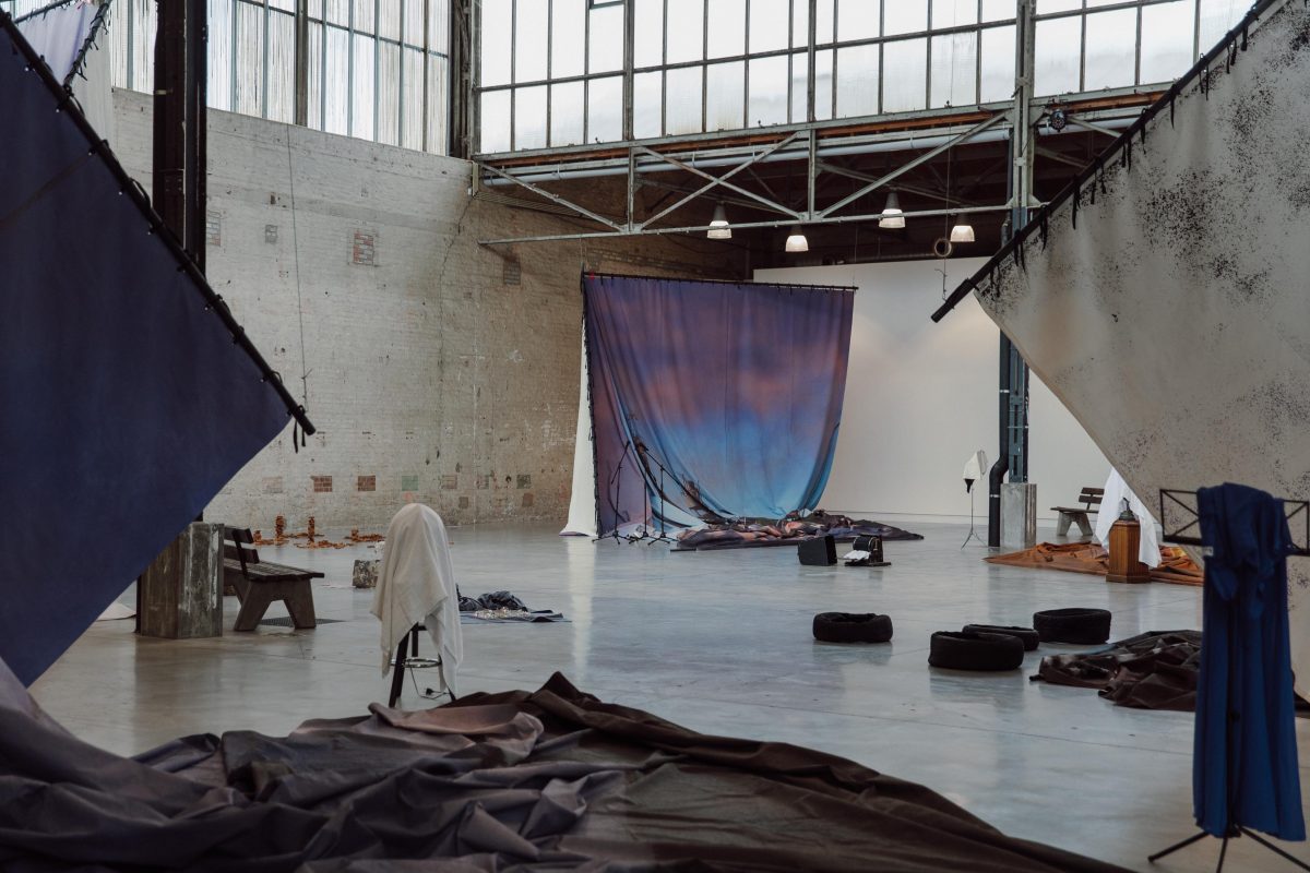 <i>the sun and the set</i>, 2020
</br> installation view, BPS22, Charleroi >
