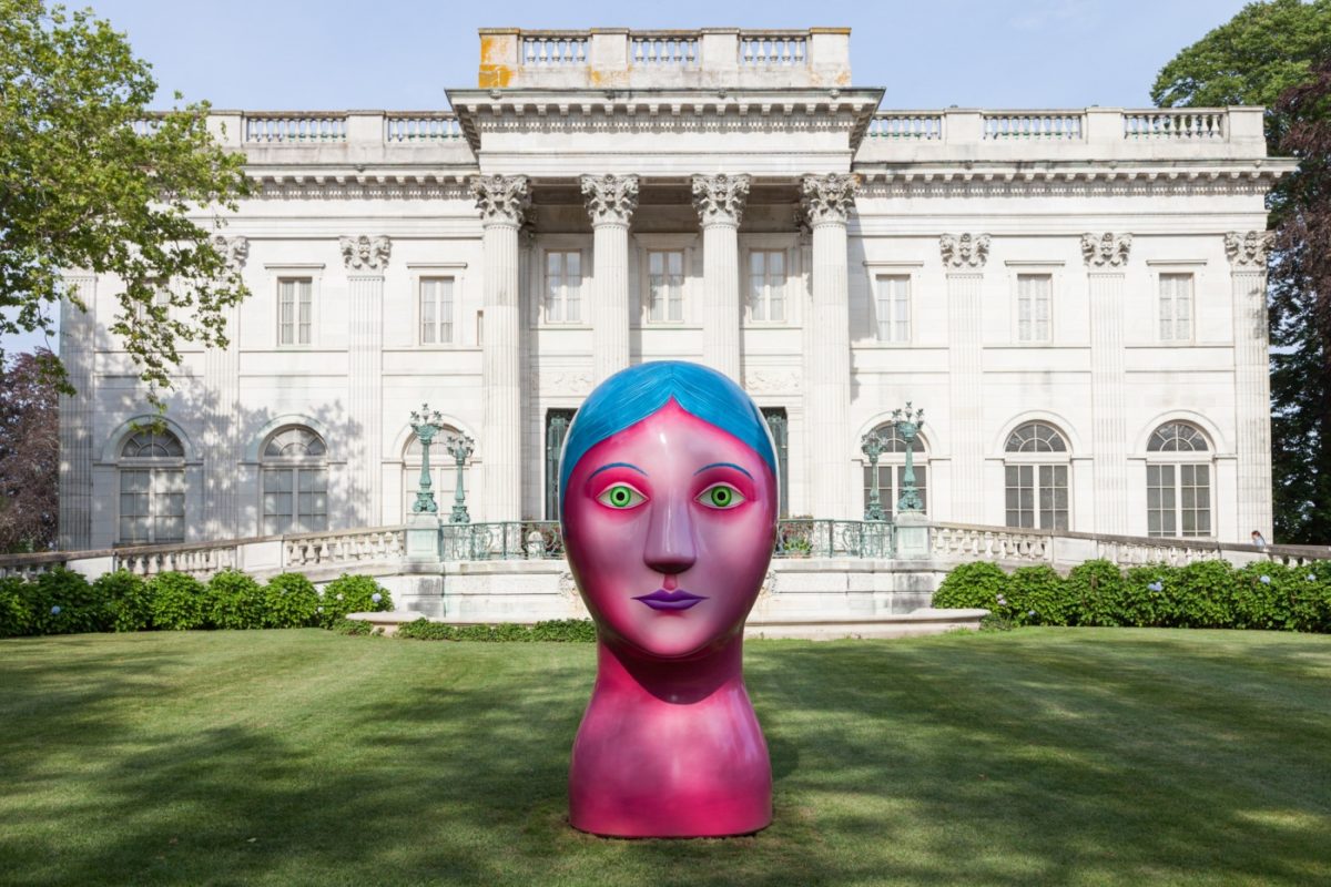 <i>marble ghosts</i>, 2019
</br>
installation view, marble house, Newport mansions>