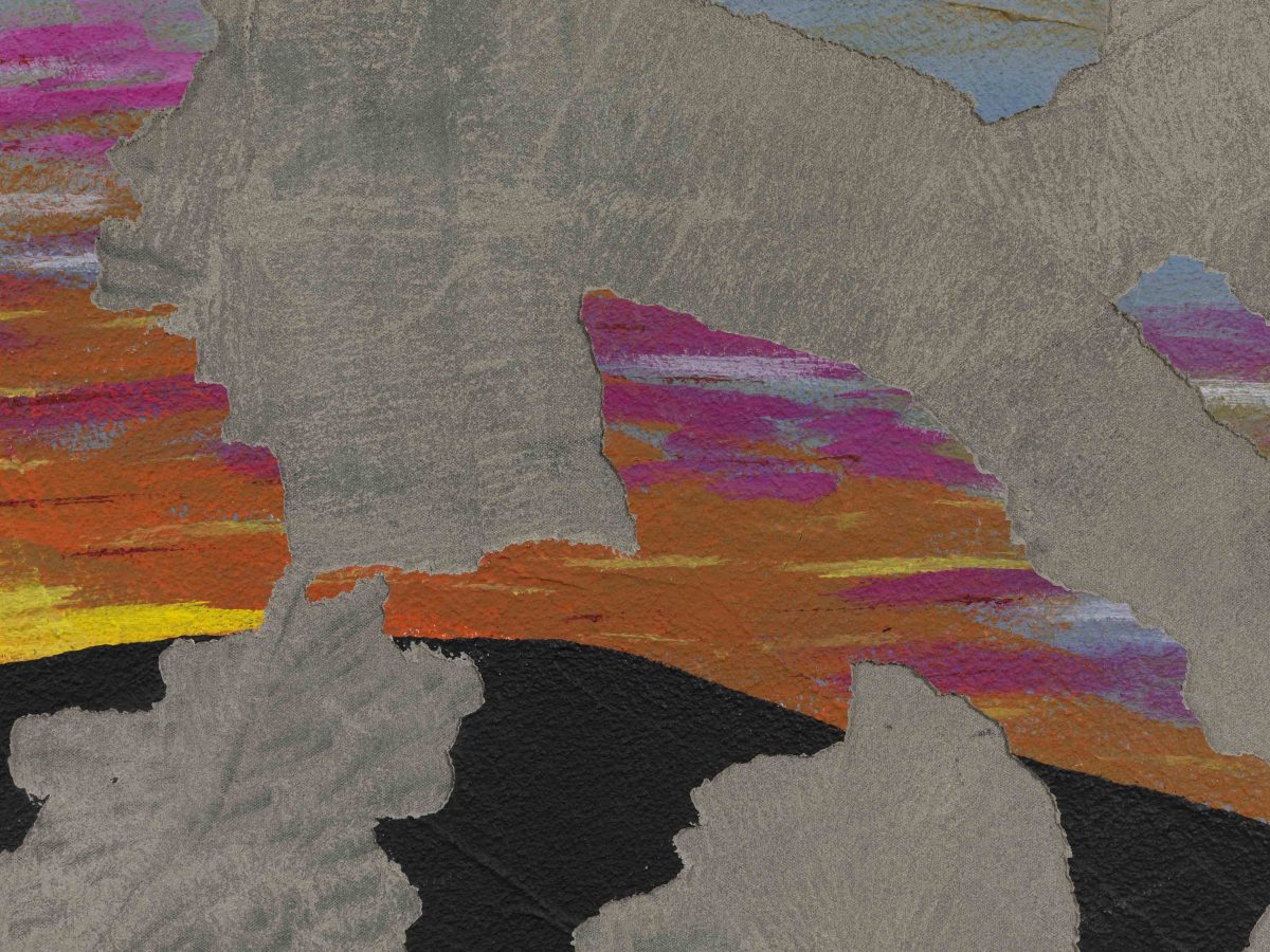 <I>sun set down</I>, 2021
</br>
(detail)>
