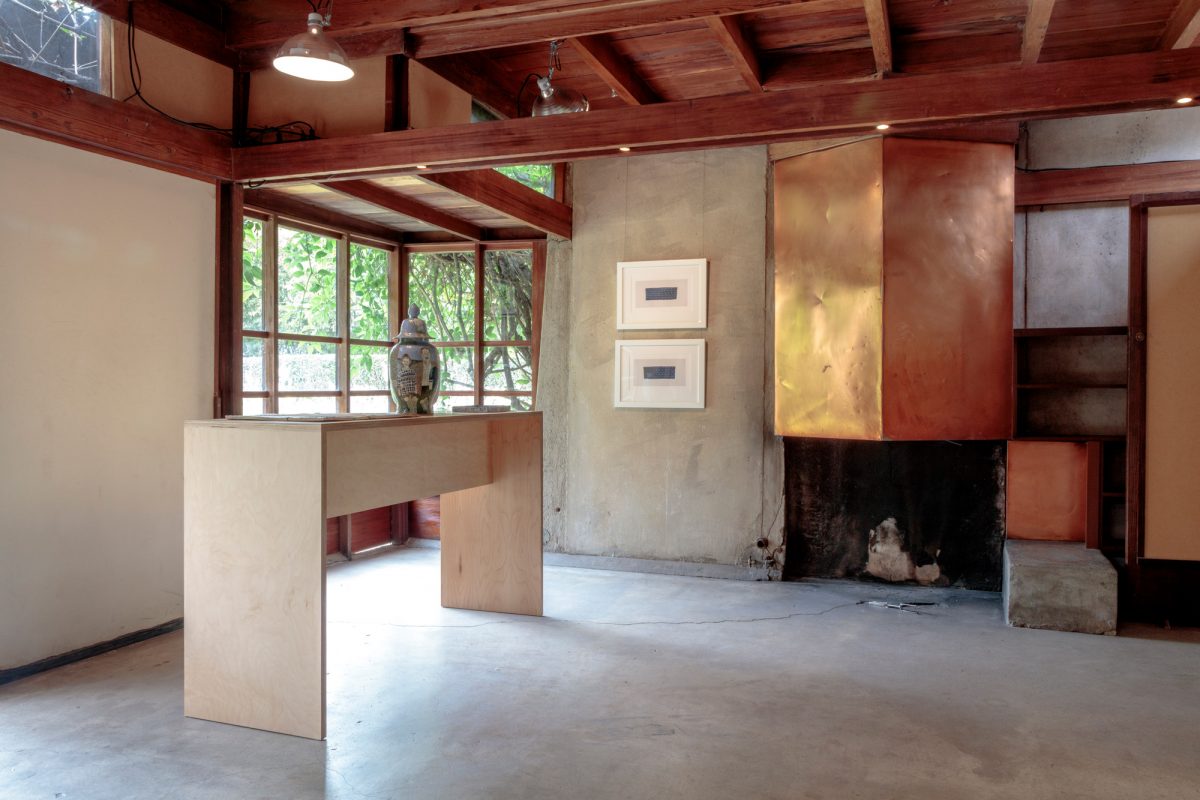 <i>Routine Pleasures</I>, 2016
</br>
installation view, Schindler House, mak center, los angeles>