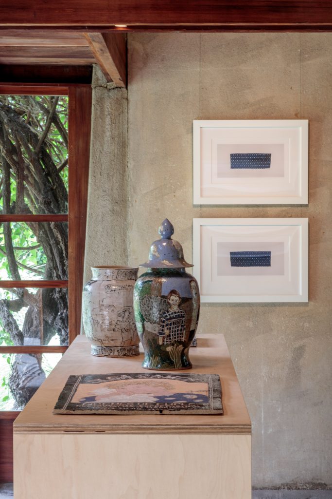 <i>Routine Pleasures</I>, 2016
</br>
installation view, Schindler House, mak center, los angeles>