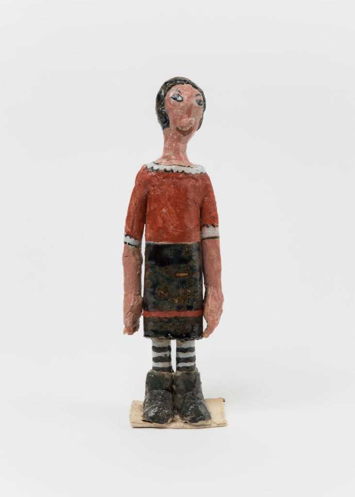 <i>untitled</i>, 2019
</br>
glazed ceramic, 27,9 x 8,3 x 7 cm / 11 x 3.3 x 2.8 in>