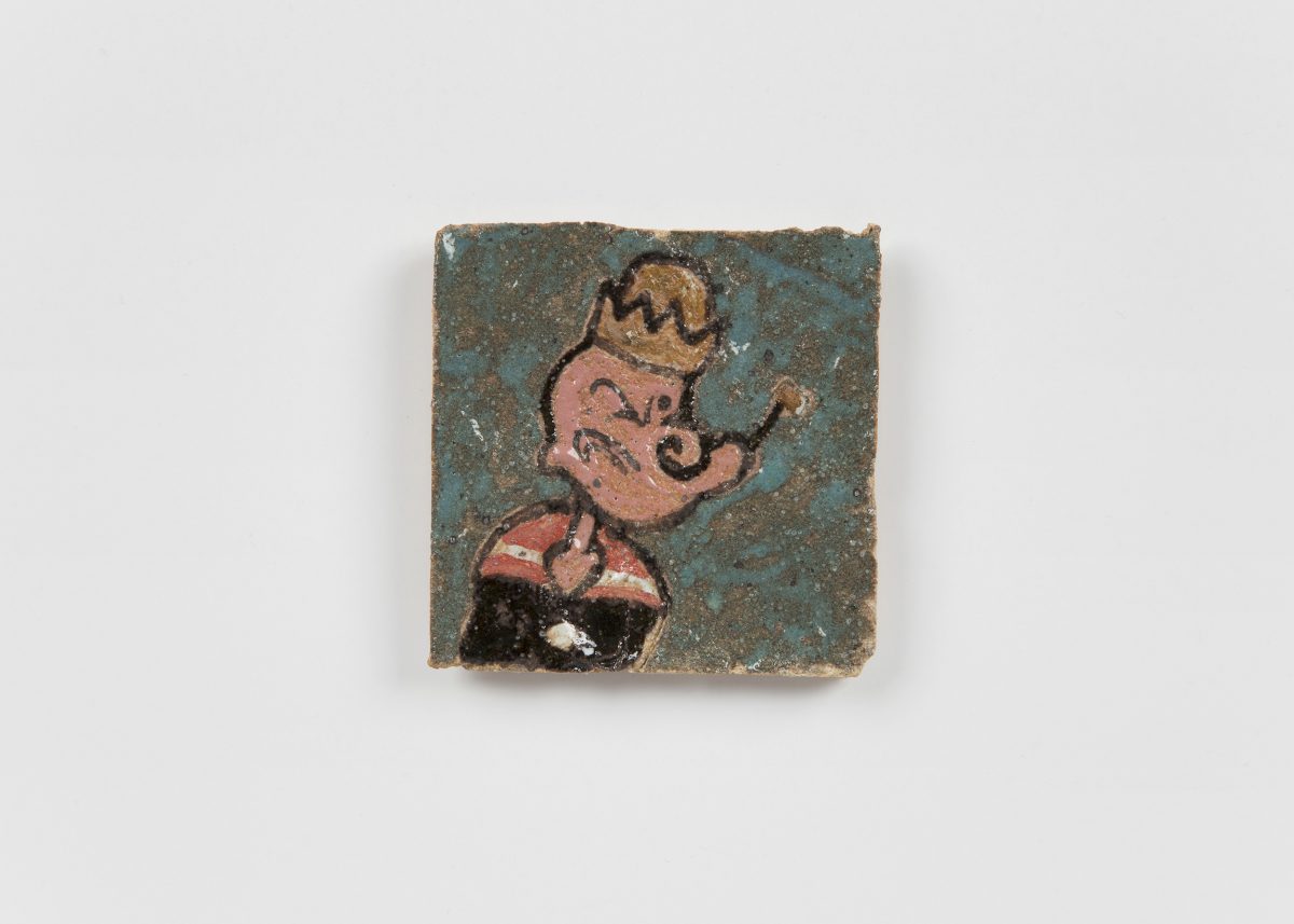 <i>untitled</i>, 2020
</br>
glazed ceramic, 7,9 x 7,9 cm / 3.1 x 3.1 in>