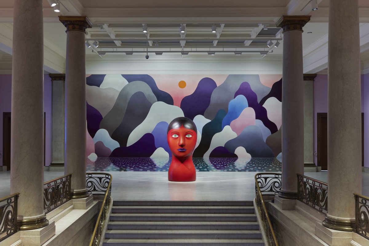 <I>L’heure mauve</i>, 2022
</br> installation view, Montreal museum of fine arts>