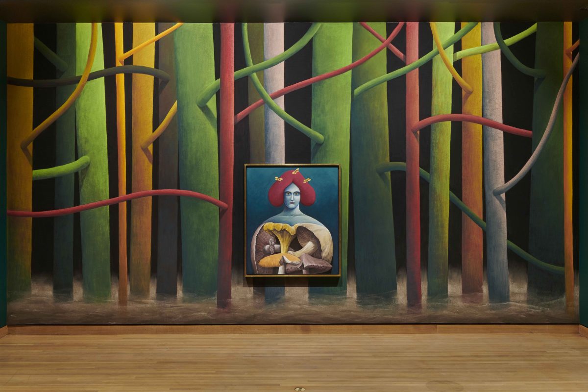 <I>L’heure mauve</i>, 2022
</br> installation view, Montreal museum of fine arts>