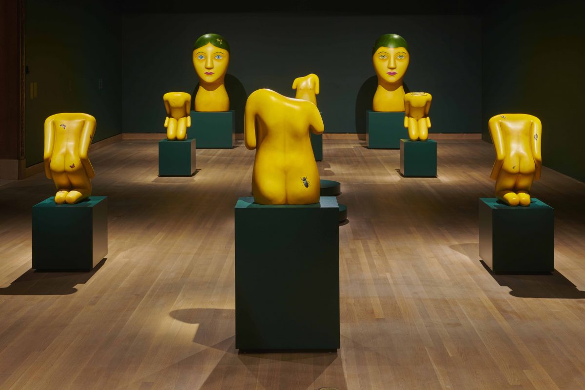 <I>L’heure mauve</i>, 2022
</br> installation view, Montreal museum of fine arts>