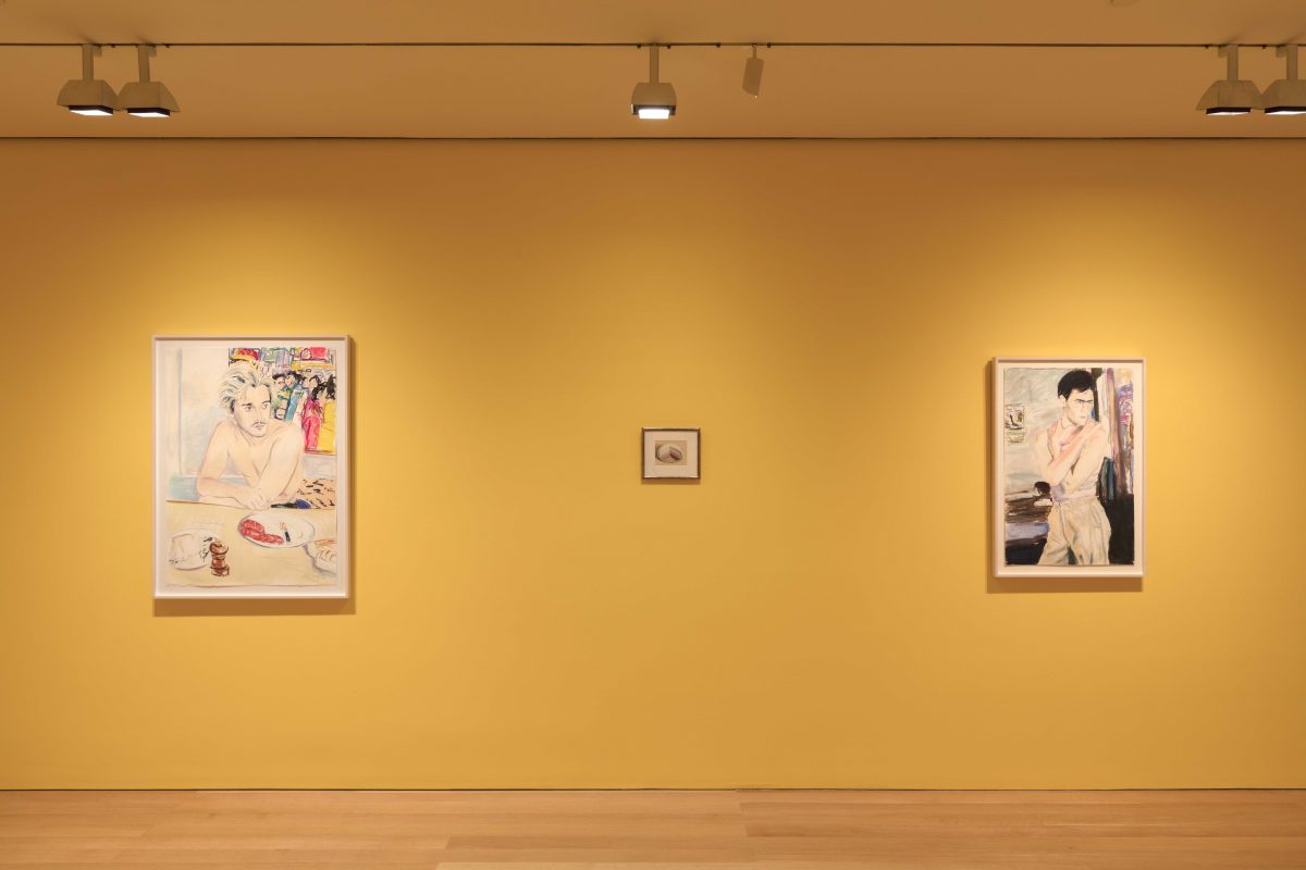 <i>nicolas party: pastel</i>, 2019
</br>
installation view, the flag art foundation, New York
>