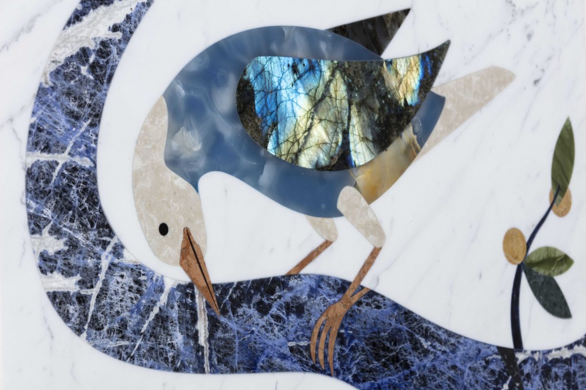 <i>two birds</i>, 2018
</br>
(detail)>