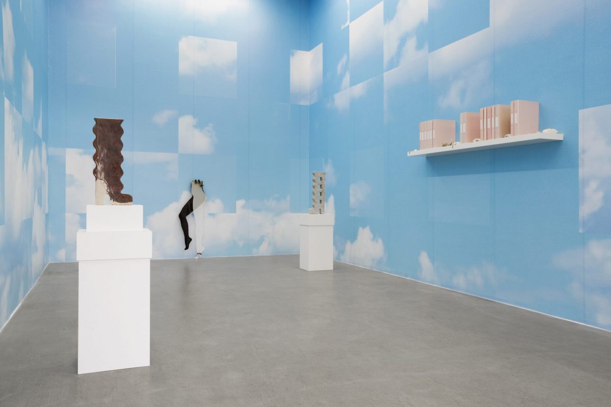 <i>a is for and, am, anxious, apple, adore...</i>, 2018</br>installation view, kaufmann repetto, milan