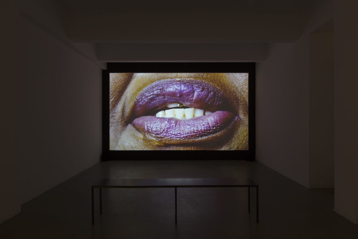 Candice Breitz, <i>Sweat</i>, 2018
</br>
single-channel video, colour, sound, loop, approx. 25’
