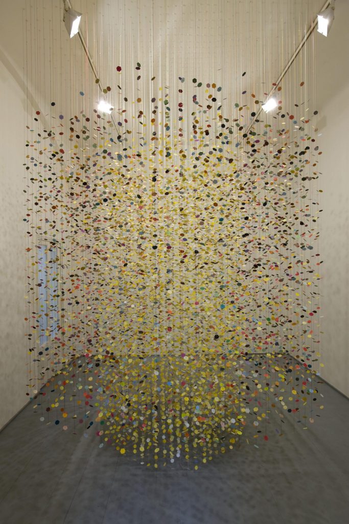 pae white, suncloud, 2008
thread, color aid paper, 402 x 285 cm