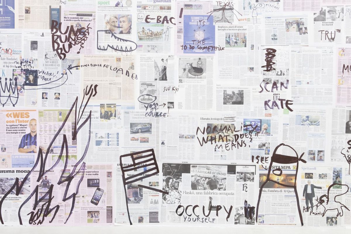 good news, bad news, no news, installation view, kaufmann repetto, milan, 2012