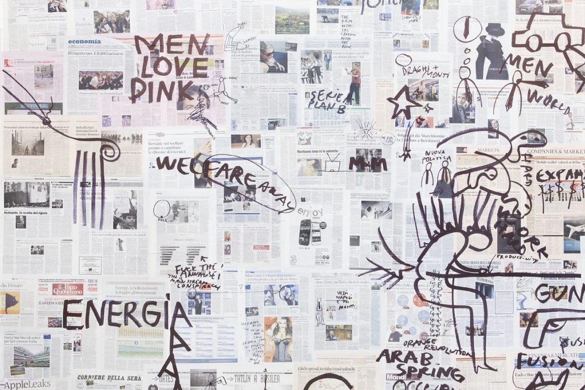 good news, bad news, no news, installation view, kaufmann repetto, milan, 2012