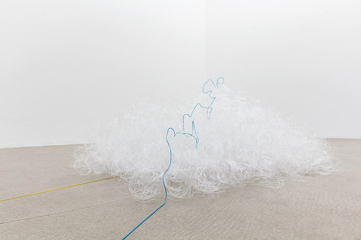 <i>l'orizzonte si posa su una nuvola mentre il sole la attraversa</br>the horizon lays on a cloud while the sun is crossing</i>, 2016</br>(detail)
