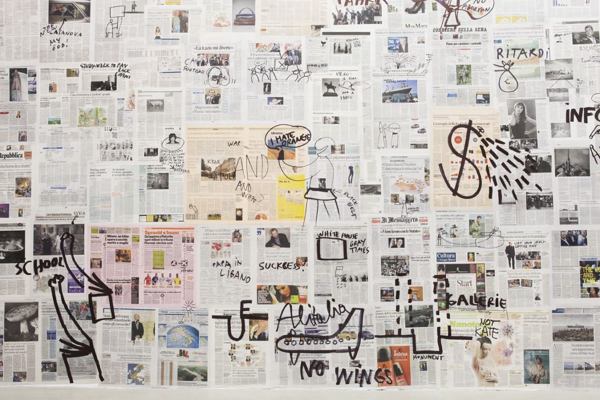 good news, bad news, no news, installation view, kaufmann repetto, milan, 2012