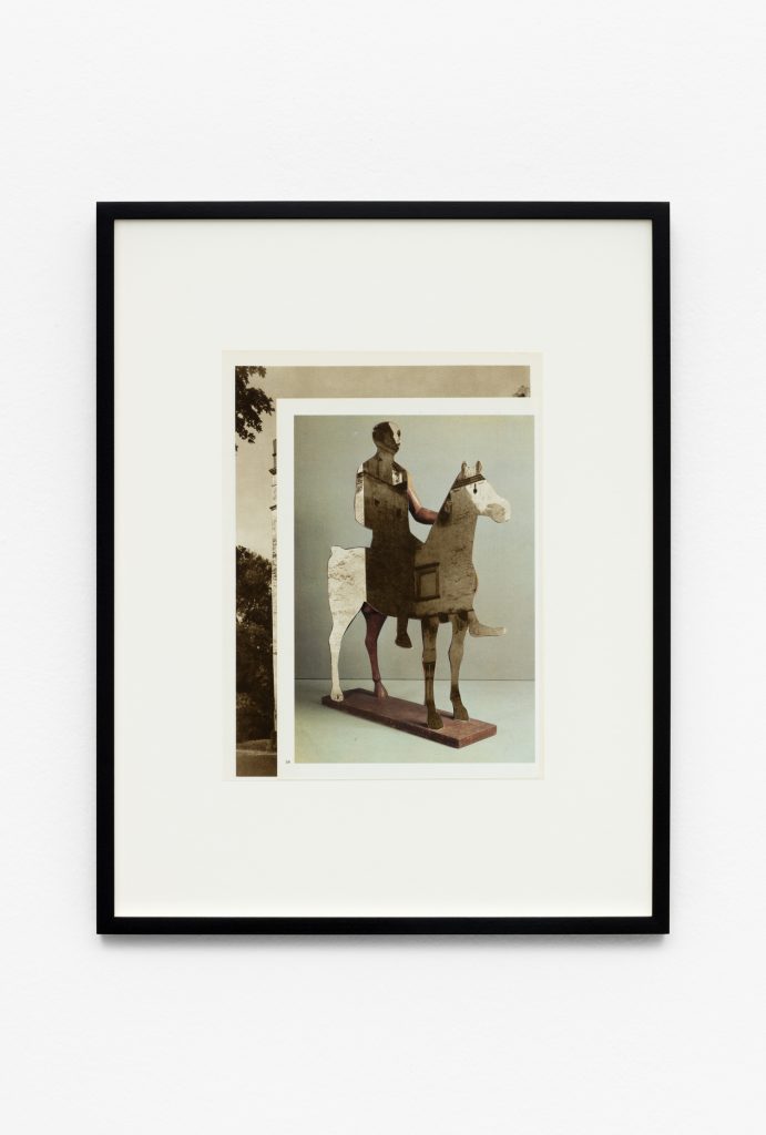 <i>Rider I</i>, 2017
</br>
collage, 31,5 x 23,5 cm / 12.4 x 9.3 in>