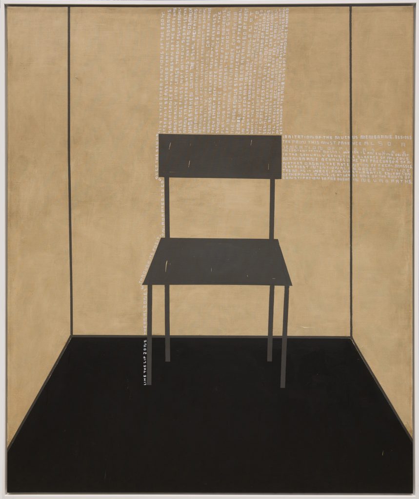 thomas zipp, a. b.: membranes, 2013
oil and marker on canvas, cm 185 x 155