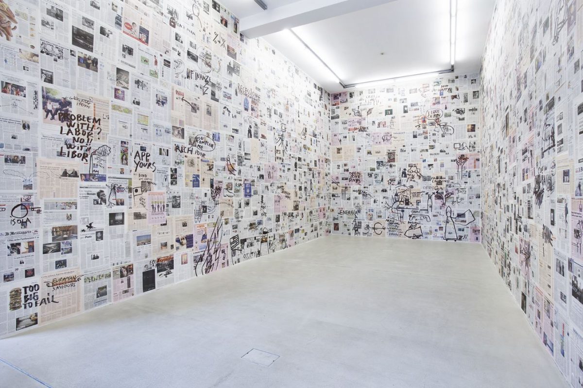 good news, bad news, no news, installation view, kaufmann repetto, milan, 2012