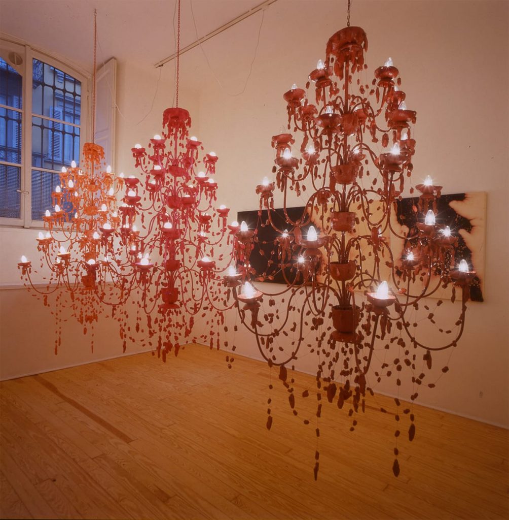 chamois, foggy and sespe, installation view, francesca kaufmann, milan, 2003