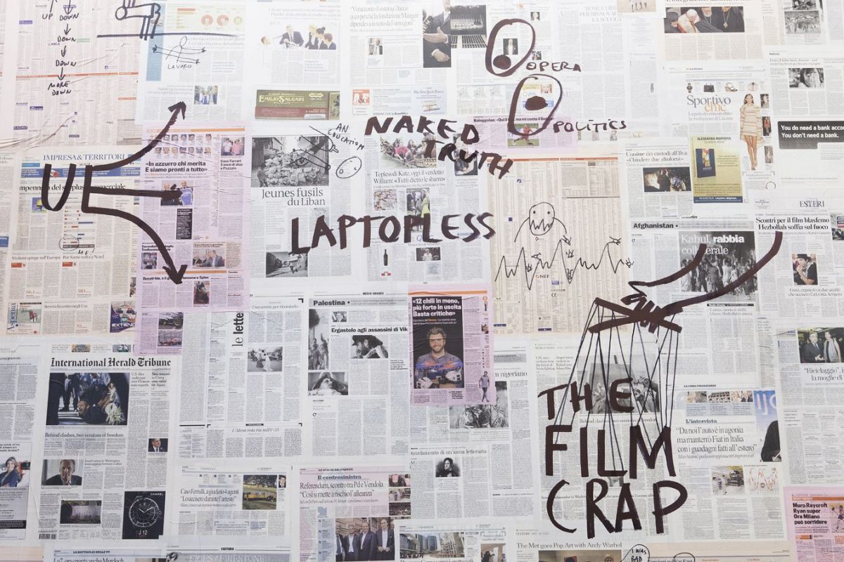 good news, bad news, no news, installation view, kaufmann repetto, milan, 2012