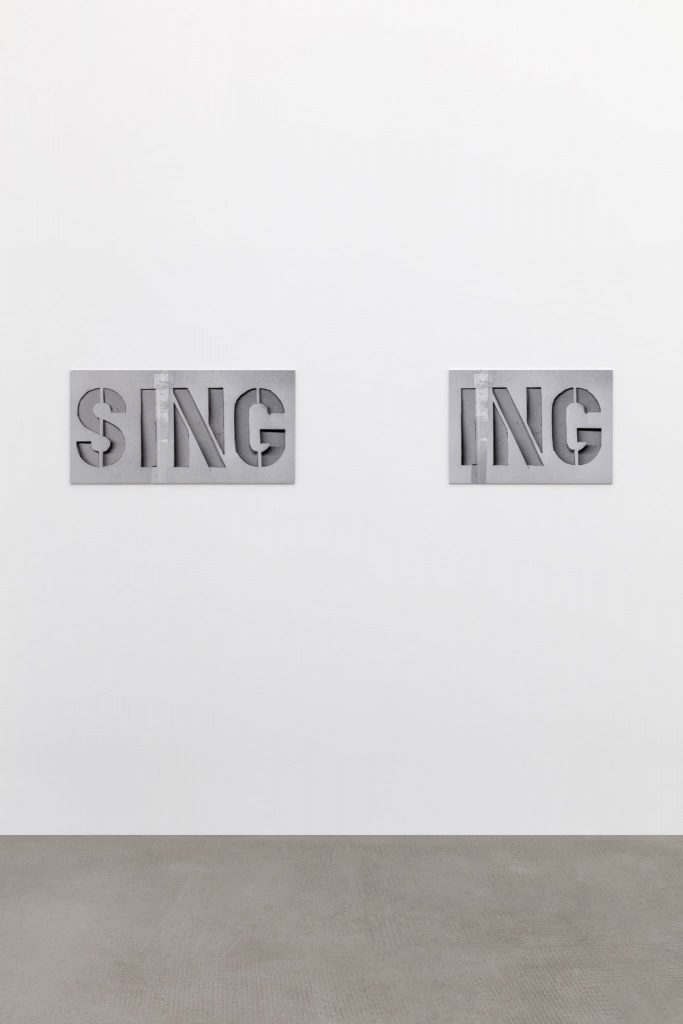 <i>on trespasssinging</i>, 2018</br>
(detail)