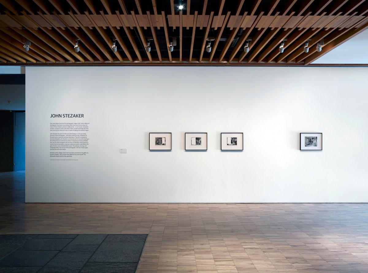 <I>John stezaker</I>, 2017-18 
</br>
installation view, whitworth art gallery, manchester>