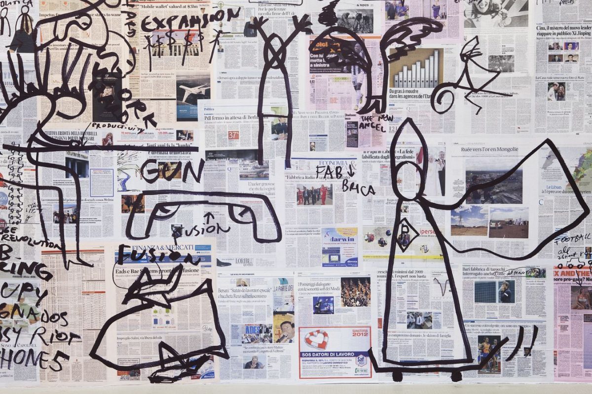 good news, bad news, no news, installation view, kaufmann repetto, milan, 2012