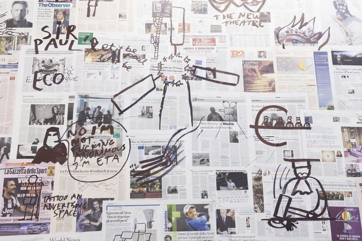 good news, bad news, no news, installation view, kaufmann repetto, milan, 2012
