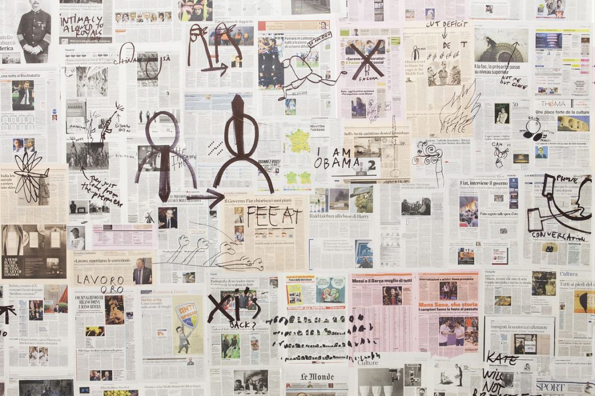 good news, bad news, no news, installation view, kaufmann repetto, milan, 2012