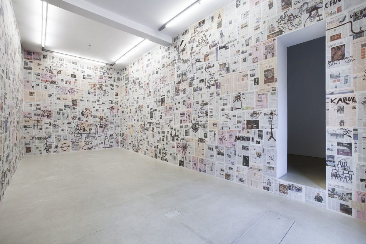 good news, bad news, no news, installation view, kaufmann repetto, milan, 2012