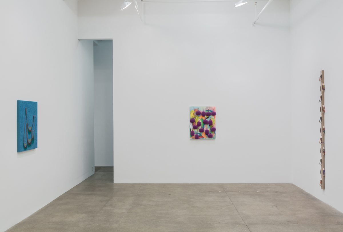 <i>hubris, pubis, scatis</i>, 2018</br>installation view, kaufmann repetto, new york