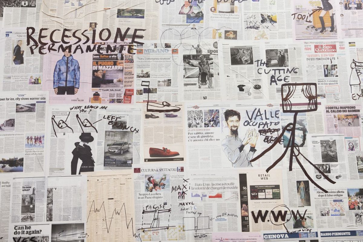 good news, bad news, no news, installation view, kaufmann repetto, milan, 2012