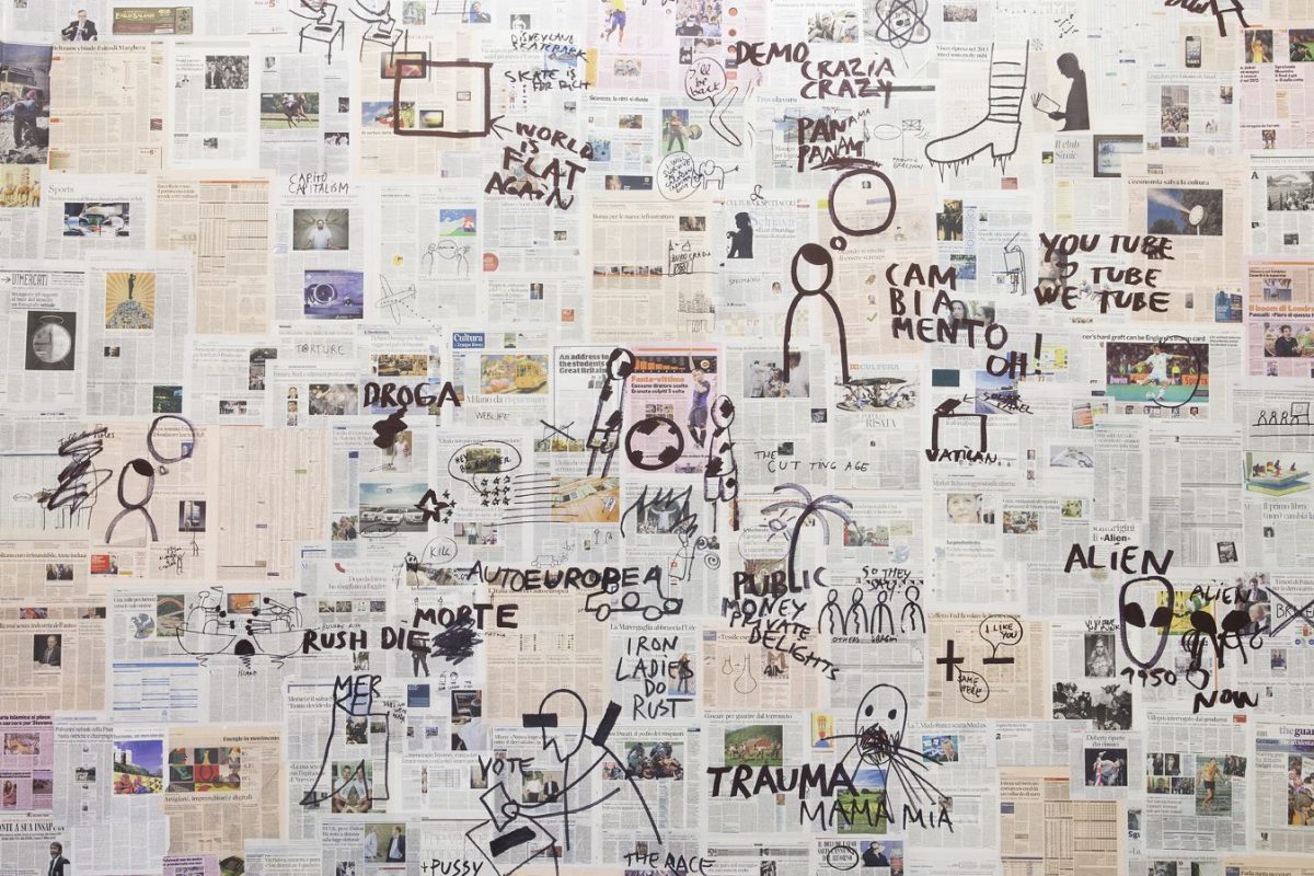 good news, bad news, no news, installation view, kaufmann repetto, milan, 2012